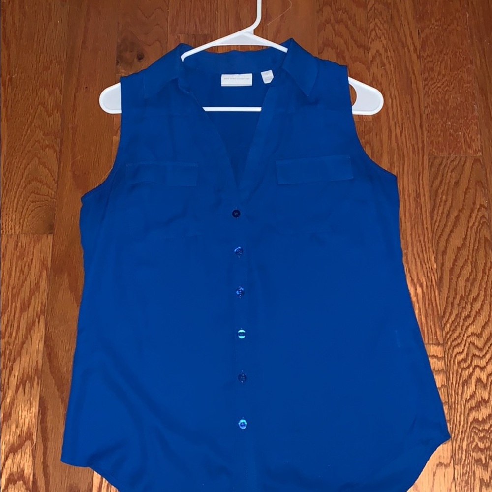 Button down tank top